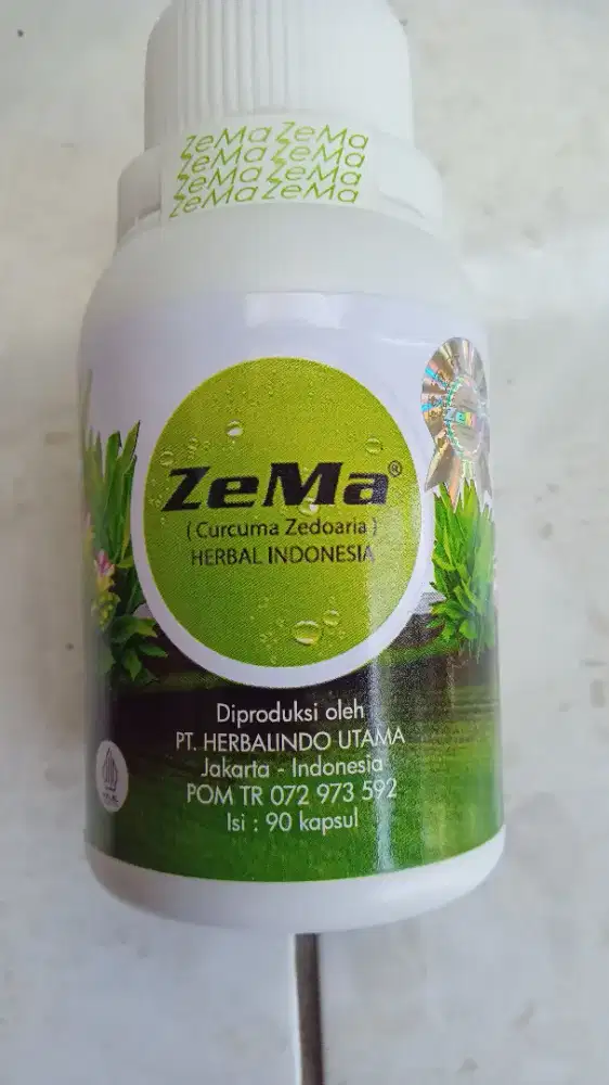 Sehat alami dengan kapsul zema( curcuma zedoaria)