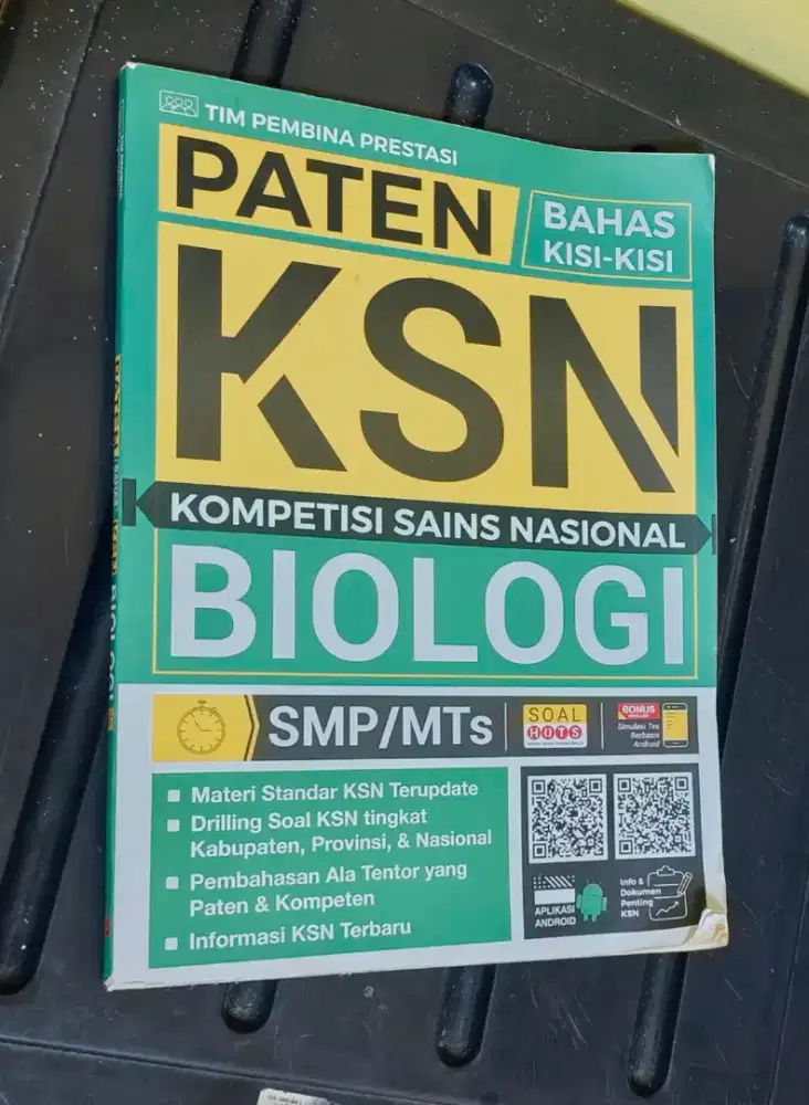 Buku Belajar Olimpiade Nasional Biologi Kisi-Kisi SMP/MTs