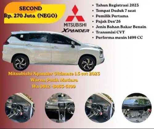 Mitsubishi Xpander Ultimate 2023 bekas Di Indramayu OI82 8463 6IO9