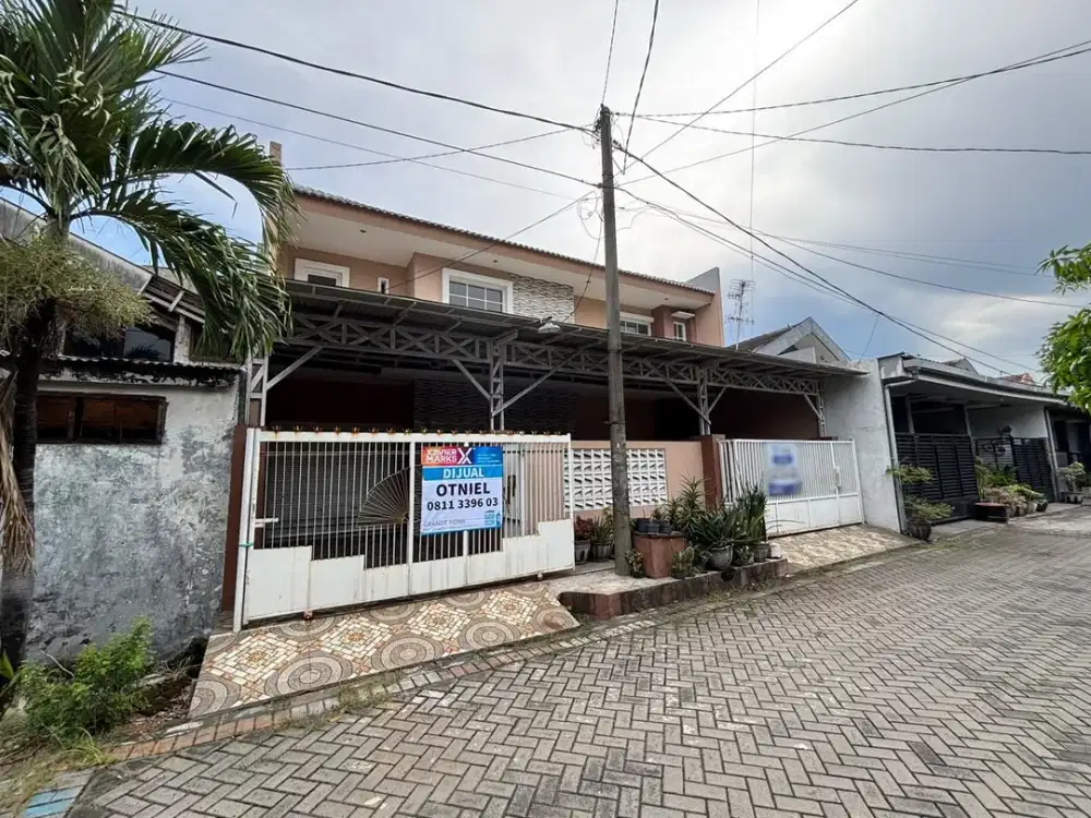 Rumah Luas 2 Lt dekat pintu Tol Waru