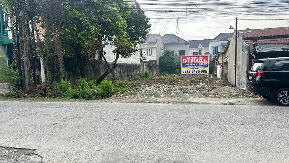 DIJUAL Tanah SHM Nego ,strategis, pinggir jalan Abadi setiabudi.