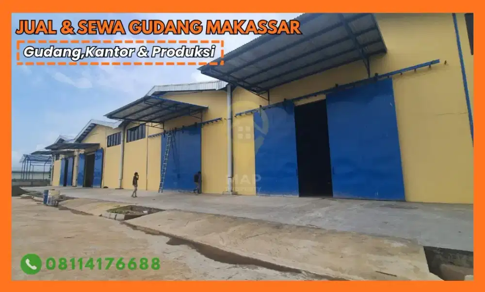 Gudang makassar ready lengkap kantor siap pakai
