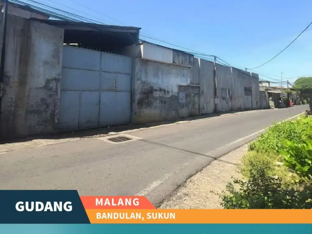 Disewakan Gudang Super Luas dan Besar di Bandulan Malang