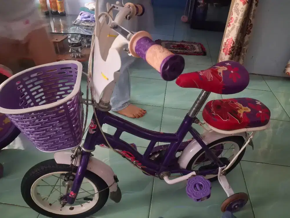 Jual sepeda anak masih baghs minus rem saja