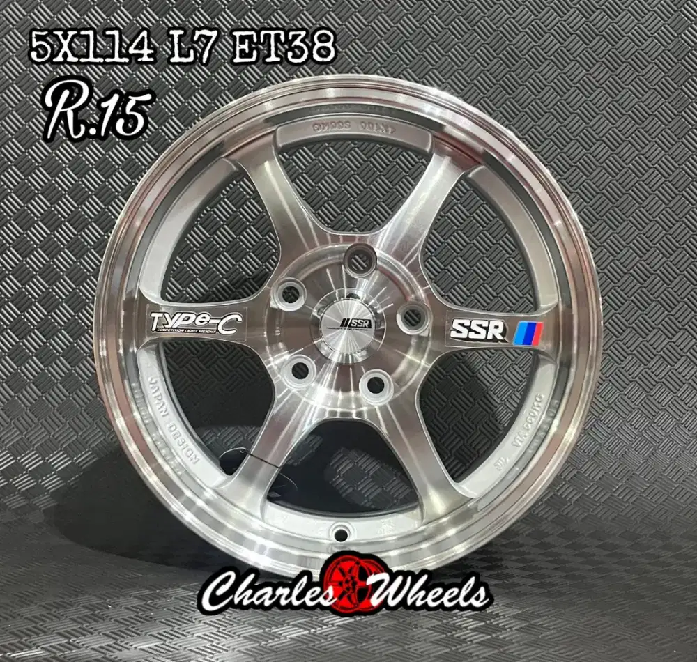 VELG SSR TYPE C RING 15 POLISH