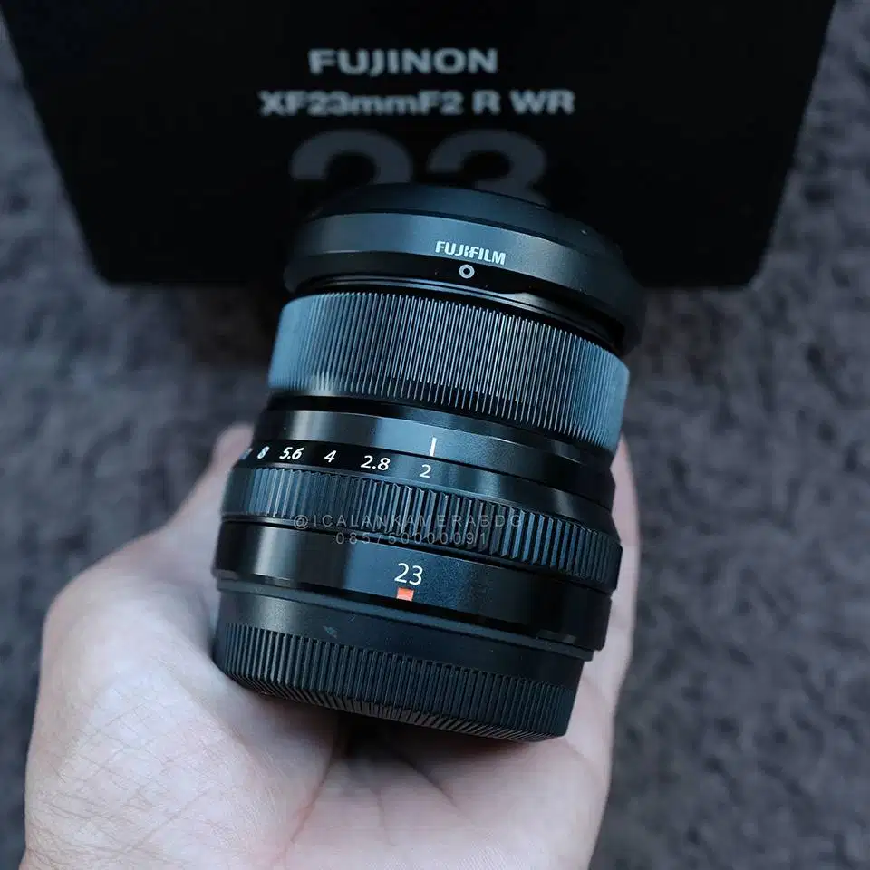 Fujinon XF 23mm F2 R WR Black Made In Japan Fujifilm xt20 xt2 Xt30