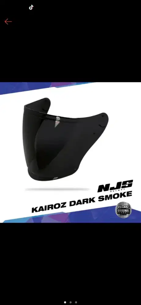 Visor Iridium NJS KAIROZ Dark Smoke