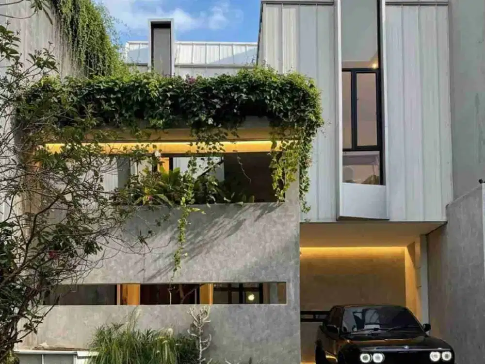 Brand New Rumah industrial Modern Full furnish di dalam Cluster Jl. Raya Hankam