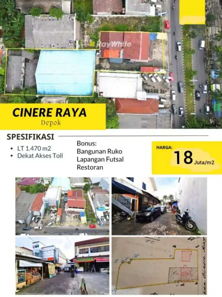 Tanah dan bangunan dijual cepat