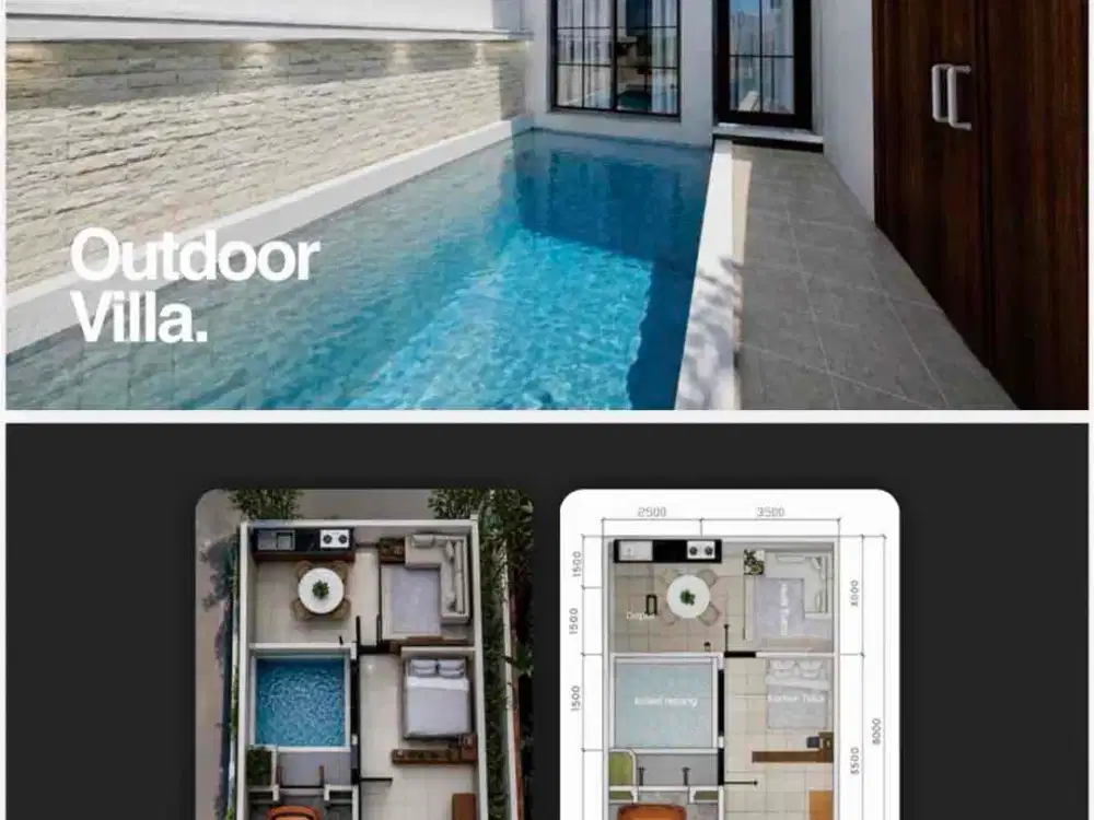 royal villa private pool selangkah ke Pakuwon mall dan beberapa universitas terkenal di jogja