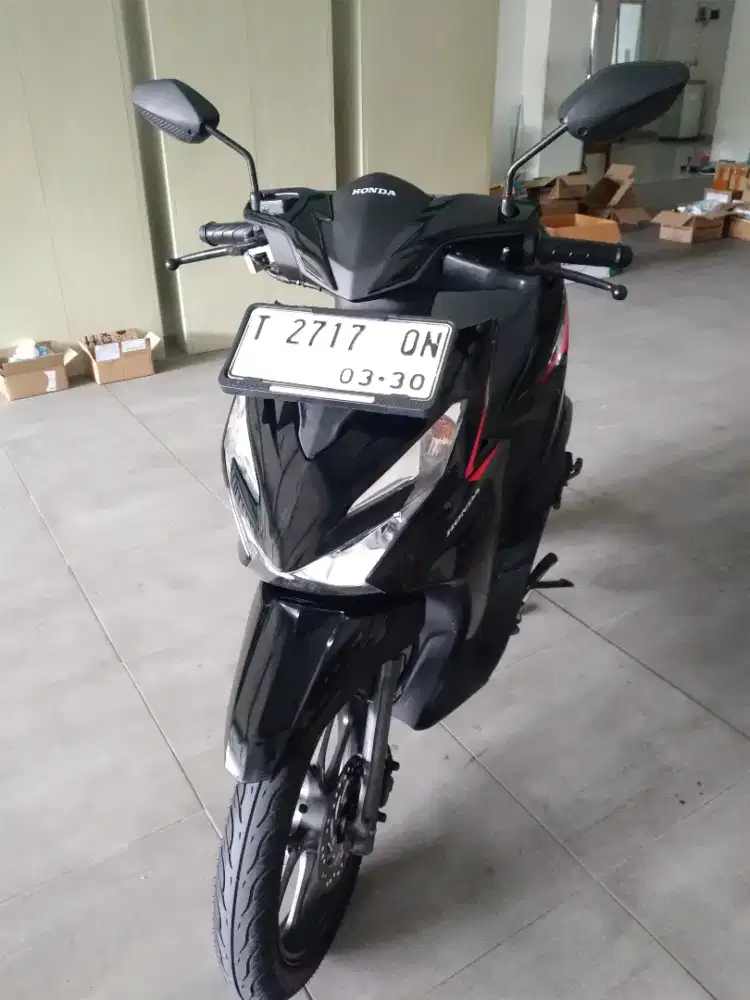 Beat CBS Hitam tahun 2025 Bagus