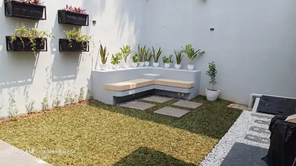 Bangku taman minimalis