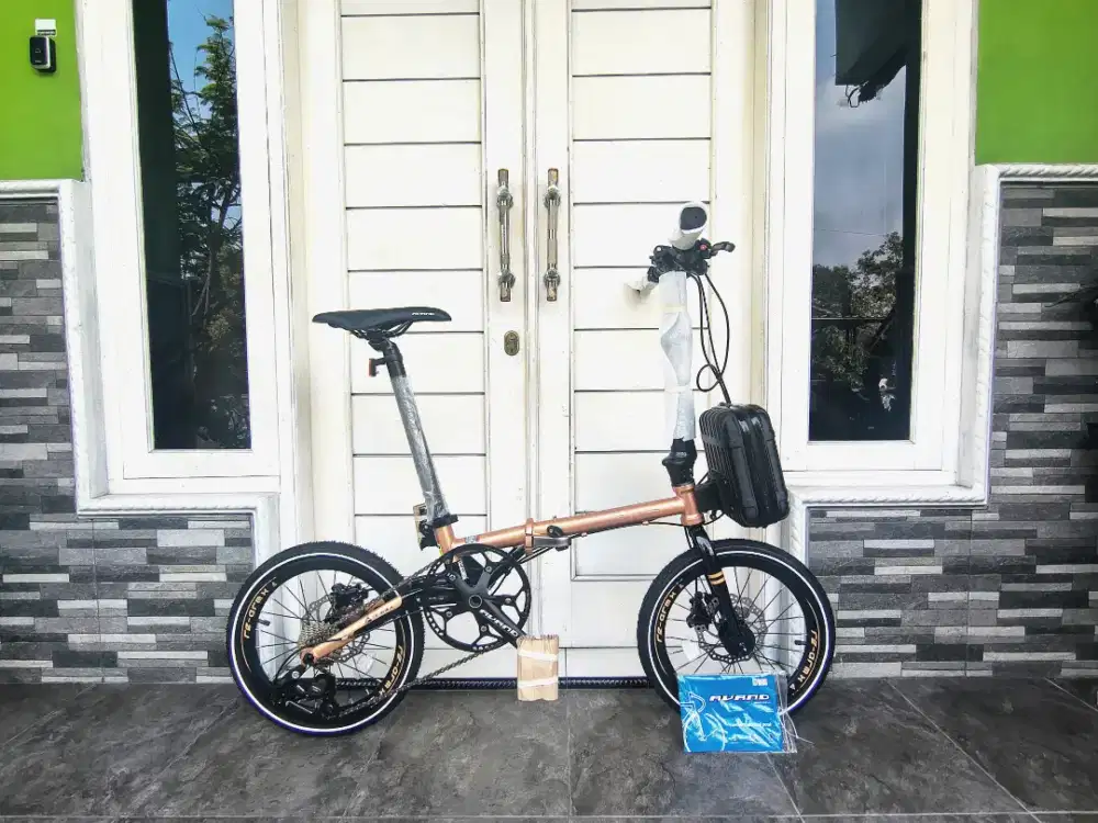 Sepeda Lipat Avand Re Arm X Tertinggi Chromoly 10 Speed Murmer