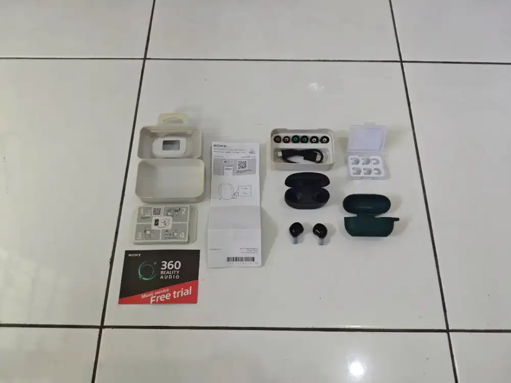 Headphone Sony XM5 WF-1000XM5 Headset Bluetooth Sony XM5 Bonus Eartips