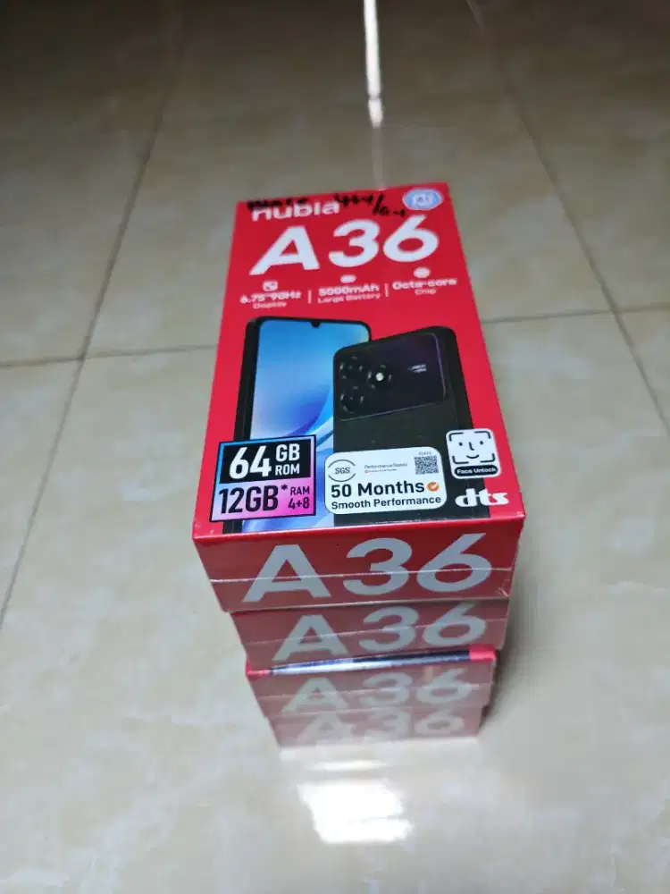 Nubia A36 New Segel Layar Luas 6.75 Baterai Besar 5000 mA11h Youtube