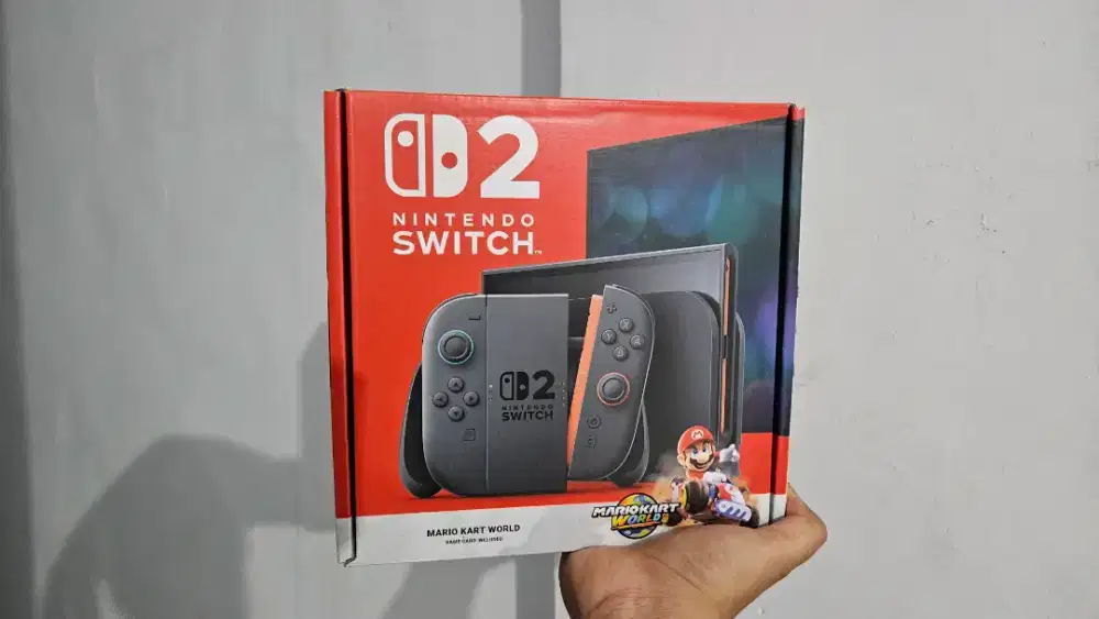 Dijual Nintendo Switch 2 kondisi LIKE NEW (jarang dipakai)