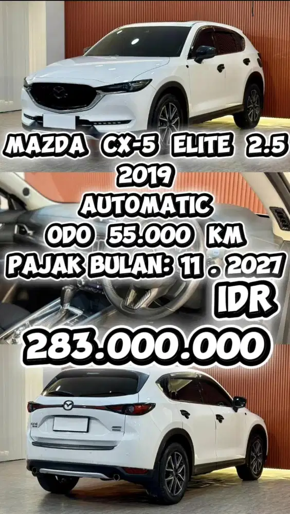 [ 3 YEAR WARRANTY ] MAZDA CX-5 ELITE 2019 AT SIAP LANGSUNG PAKAI