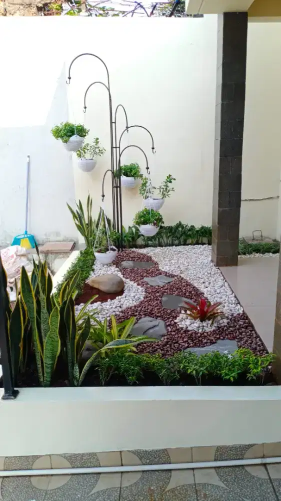 Taman kering minimalis