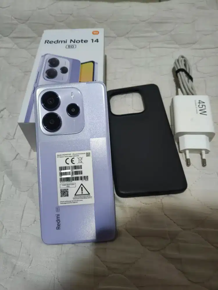 jual/tt Redmi note 14 5g fullset mulus 99% No minus bergaransi resmi