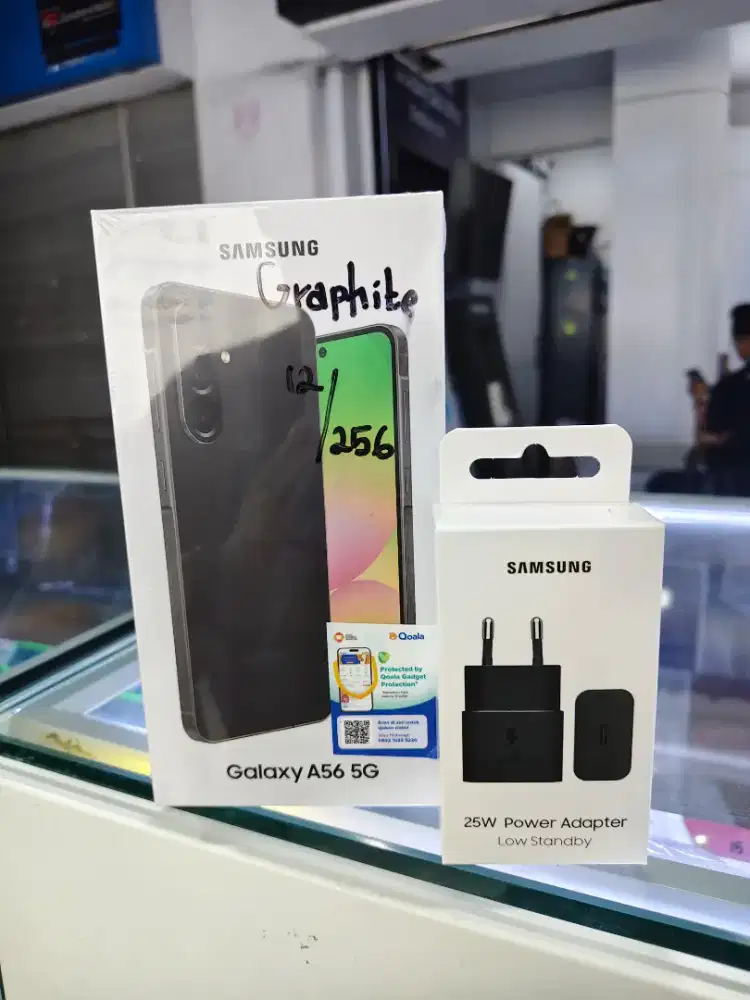 Samsung A56 5g 12/256 graphite + adaptor 25 watt