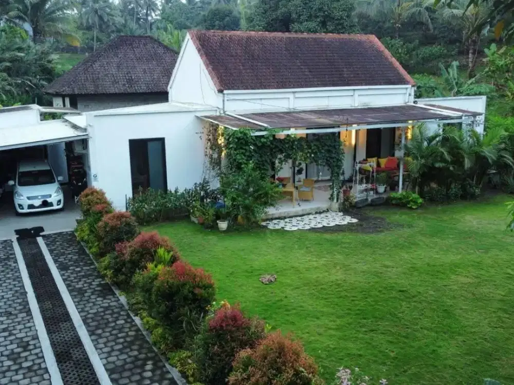 RUMAH 1 LANTAI JUNGLE VIEW DI WANAGIRI SELEMADEG TABANAN
