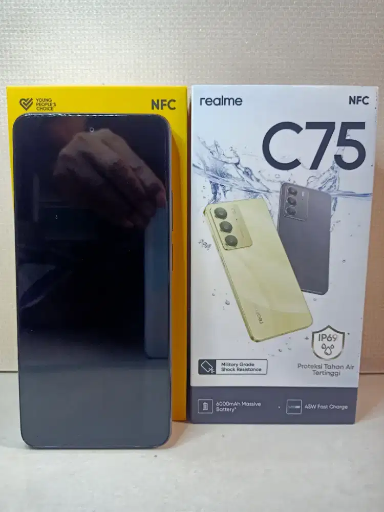 Realme C75 ram 8gb/256gb super mulus 98% seperti baru