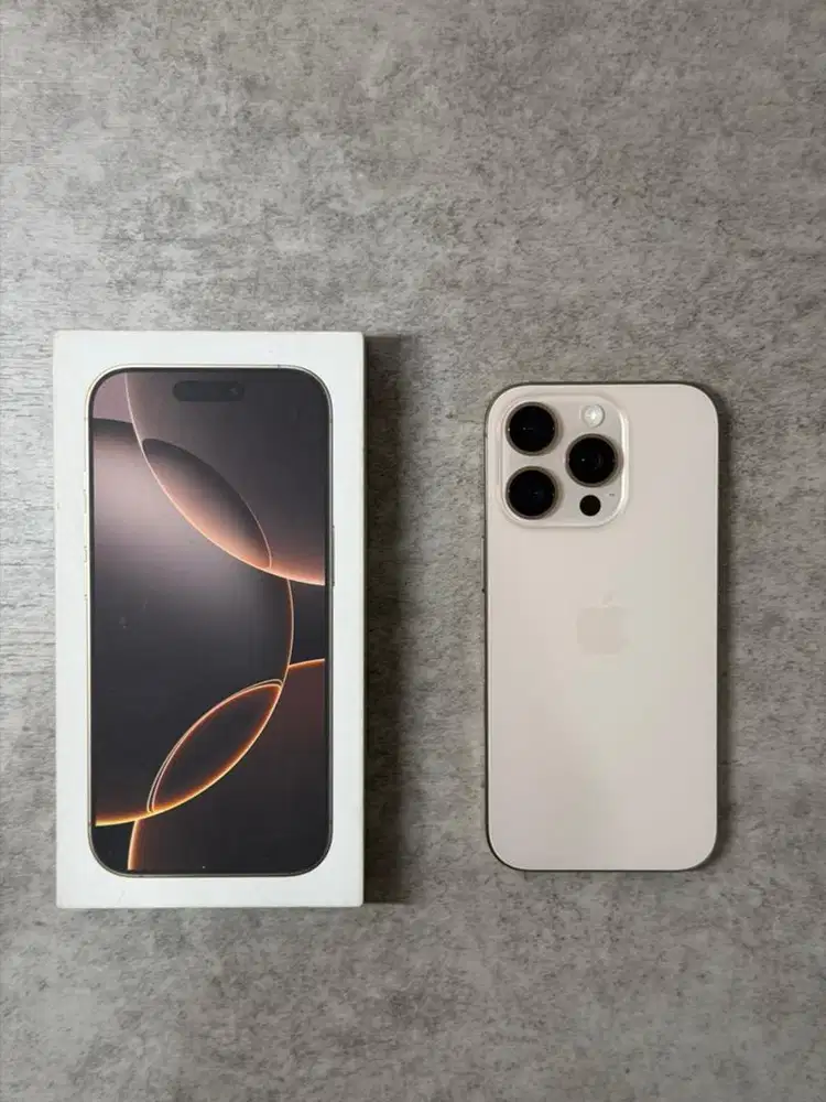 Iphone 16 Pro 512gb IBOX Fullset Mulus Like New BH 98% (Garansi On)