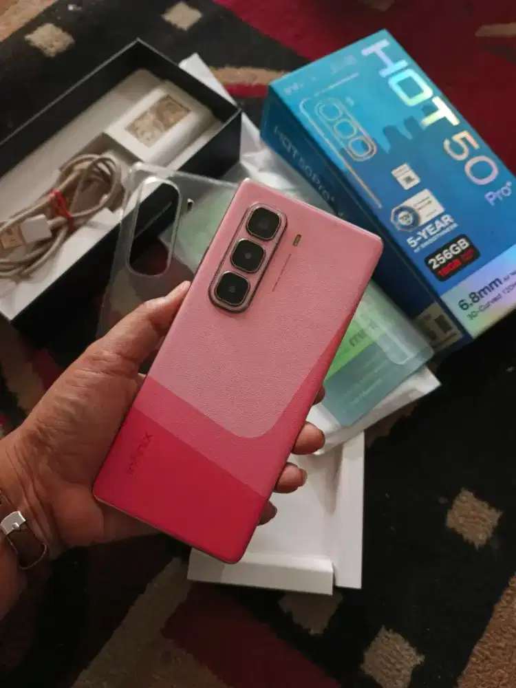 Infinix hot 50 pro+ fullset ram 8+8 rom 256
