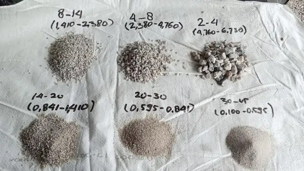 Pasir Silika Bangka Silica Sand Bangka Pasir Quarsa Silika Putih