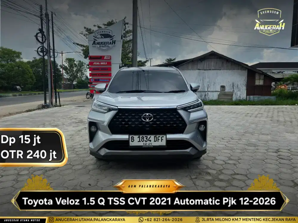 Dp 15jt Veloz 1.5 Q TSS CVT AT 2021 Pjk 12-2026