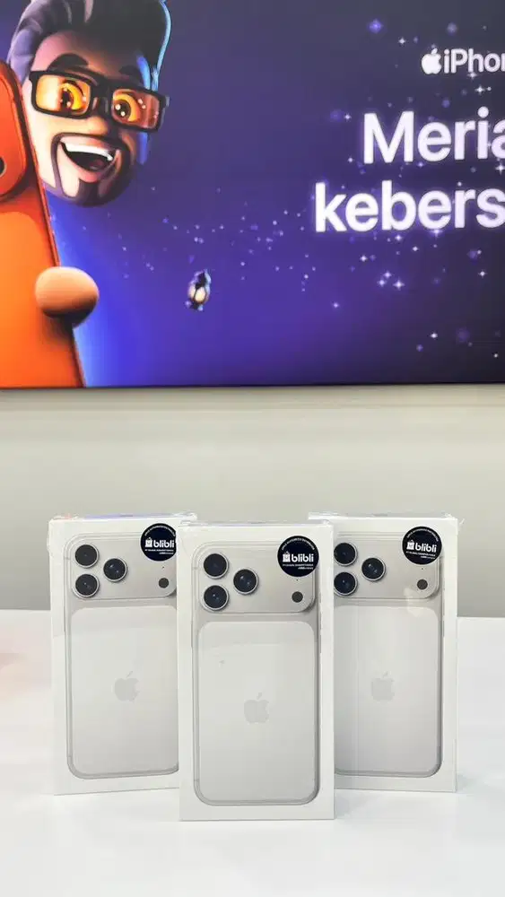 Iphone 17 ProMax 512 Silver Garansi Resmi