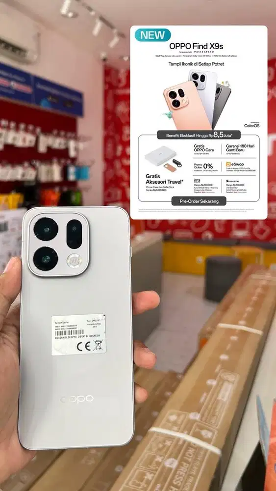 PO NEW OPPO FIND X9s BISA CICILAN