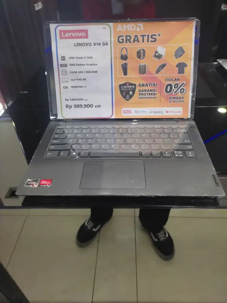 Lenovo V14 G4 ram 8gb 513gb SSD bisa cicilan tanpa DP