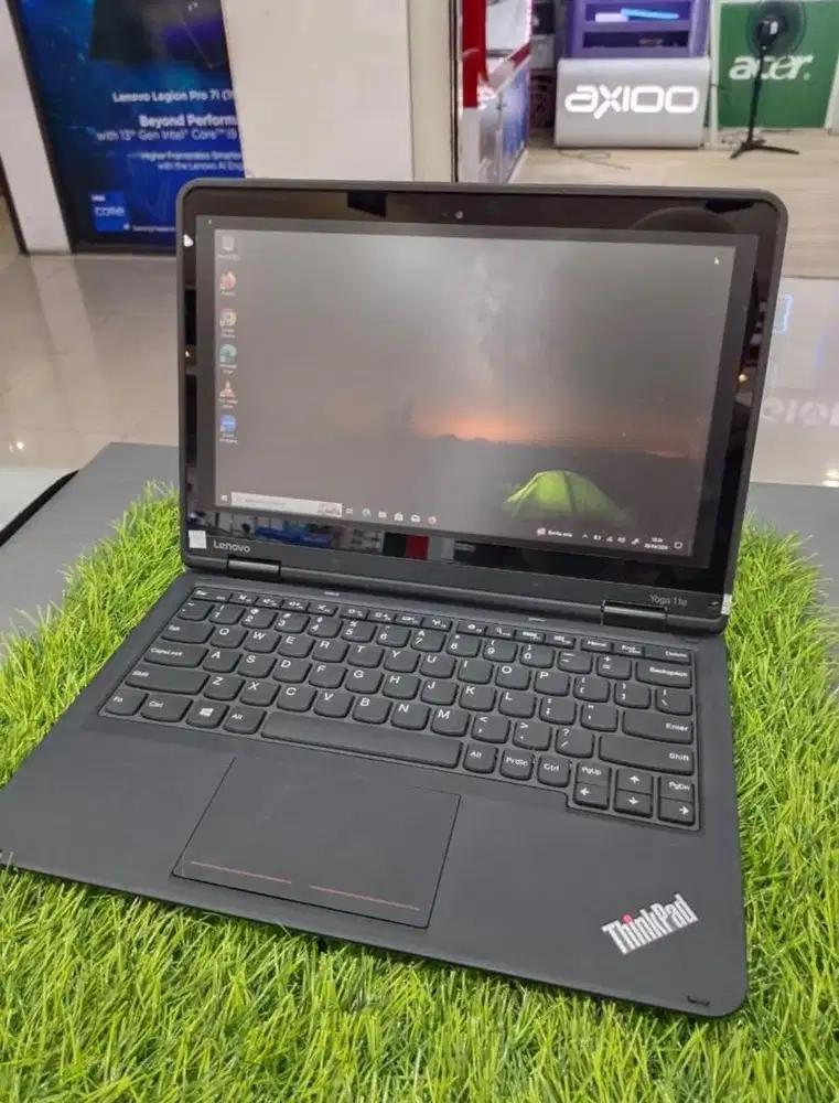 PROMO MURAH LAPTOP LAYAR SENTUH FLIP | LENOVO YOGA 11E SIAP PAKAI