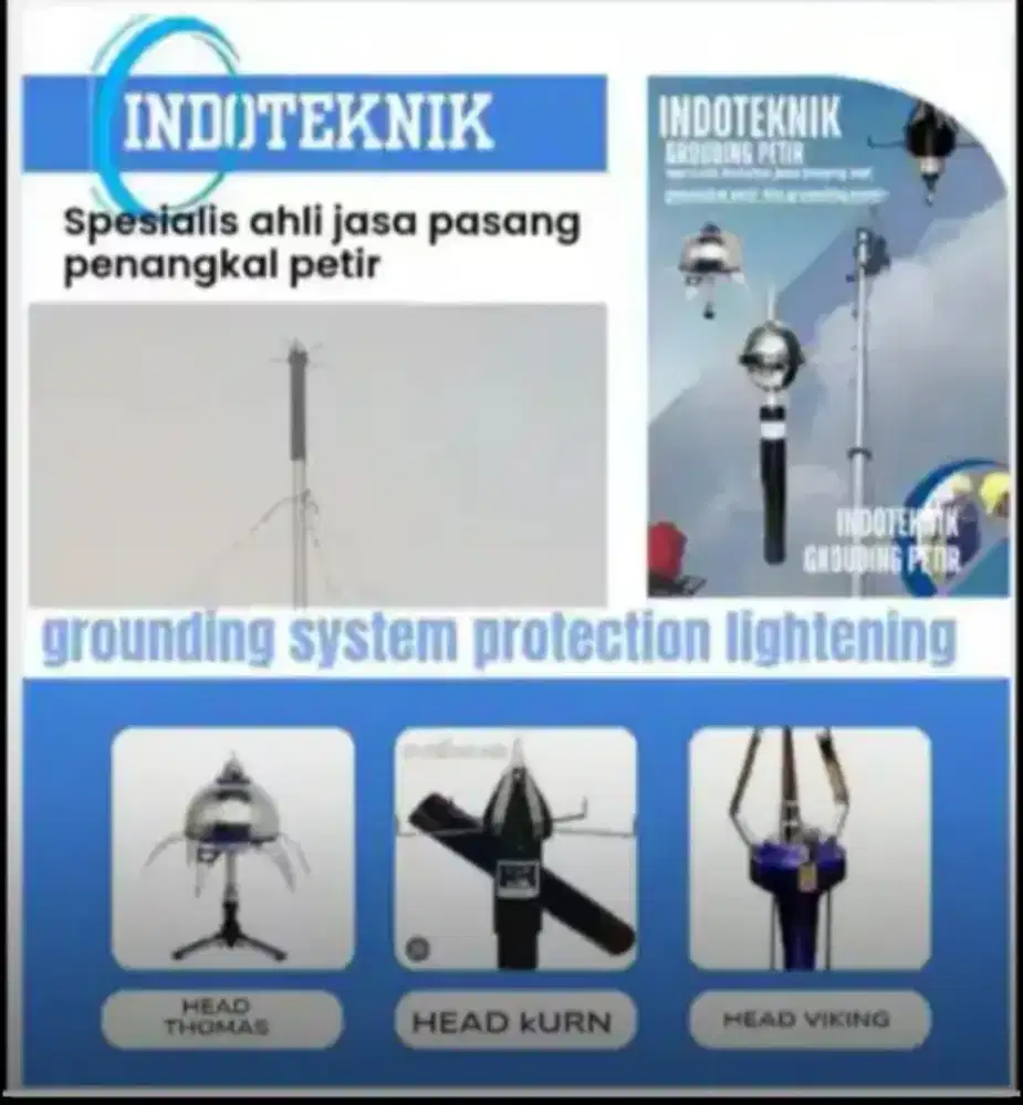 Agen ahli jasa pasang anti penangkal petir dan grounding mesin