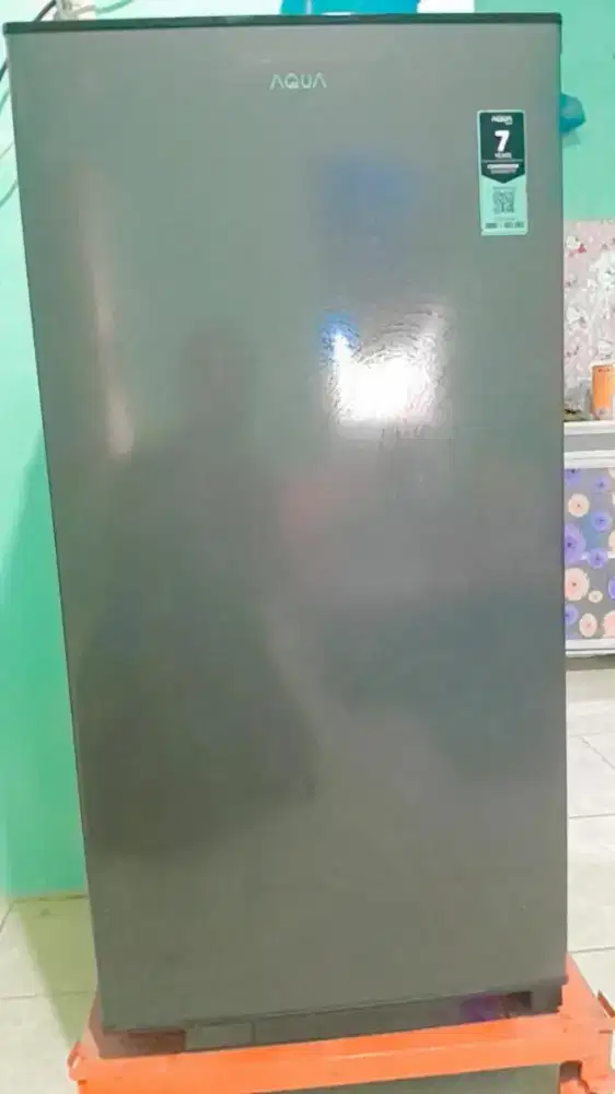 jual kulkas merk AQUA 1 pintu & kaki kulkas