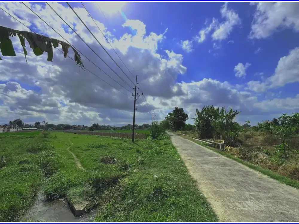 Dijual Tanah Godean 300 Jutaan 5 Menit Ringroad Barat