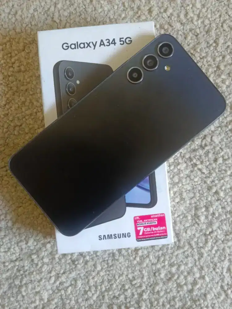Jual samsung A34 5G ram8/128 kondisi masih bagus normal
Hp duss saja