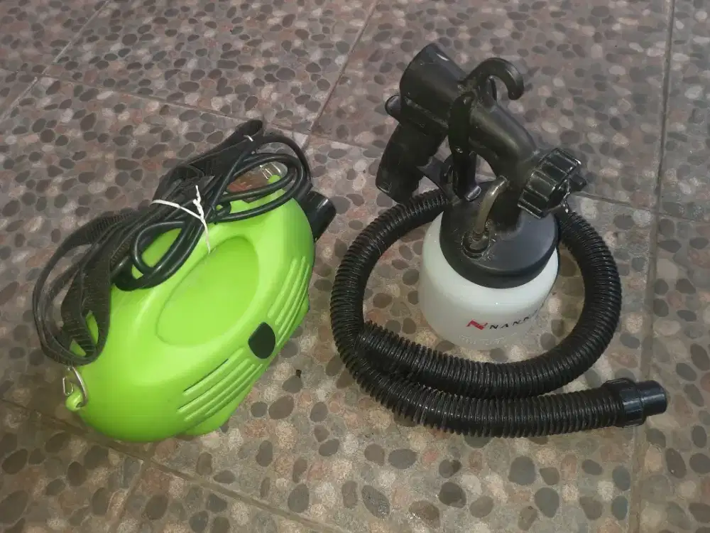 Mesin Cat Listrik Portable Gendong Blower Angin