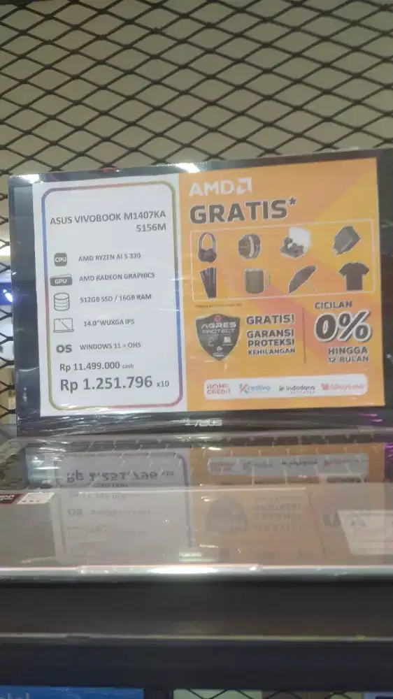 ASUS VIVOBOOK 16GB/512 GB