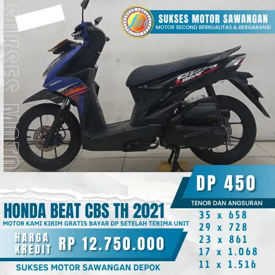 PROSES CEPAT GUYS,HONDA BEAT CBS TH 2021 (SUKSES MOTOR)