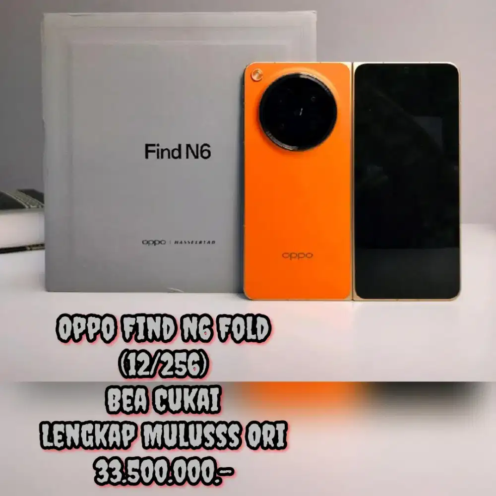 Oppo Find N6 Fold (12/256) Bea Cukai