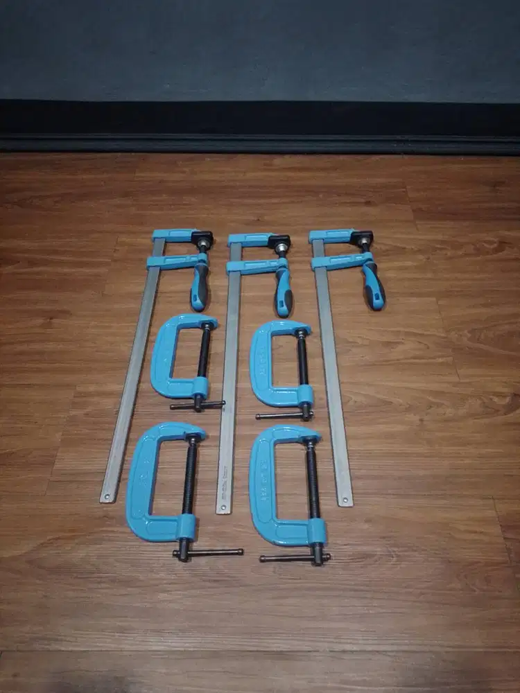BERENT F Clamp 50CM X 8CM (3 Unit) & C Clamp 4 Inch (4 Unit)