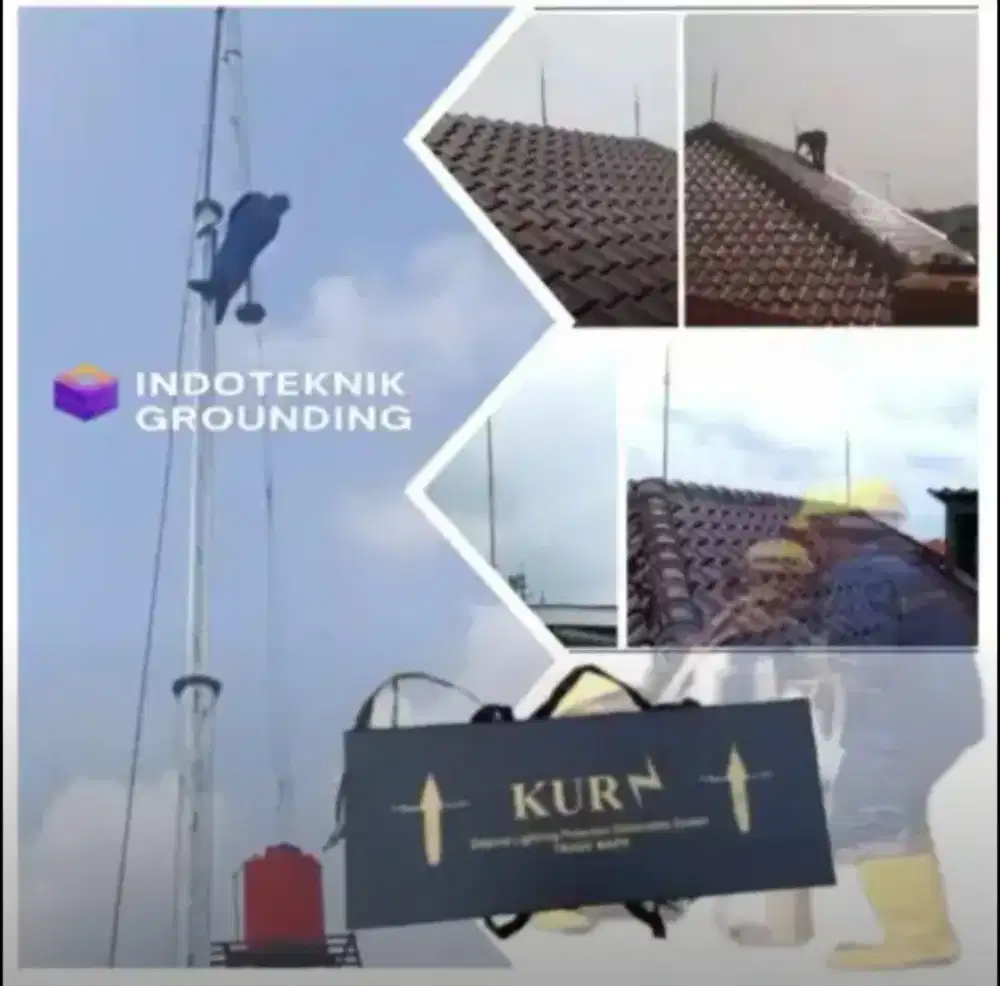 Ahli jasa pasang anti penangkal petir dan grounding mesin