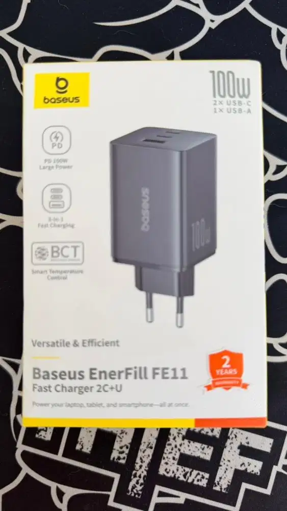 baseus adaptor charger 100w original