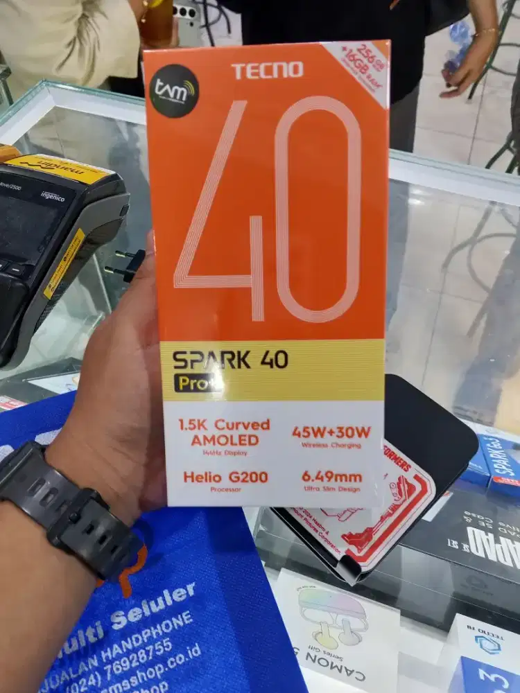 SPARK 40 PRO+, Hp tertipis di kelasnya