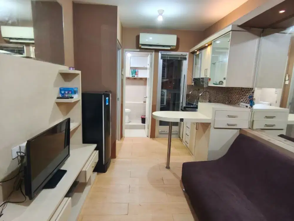 Sewa 2br jadi 1br apartemen greenbay pluit jakarta utara baywalk mall green bay pluit