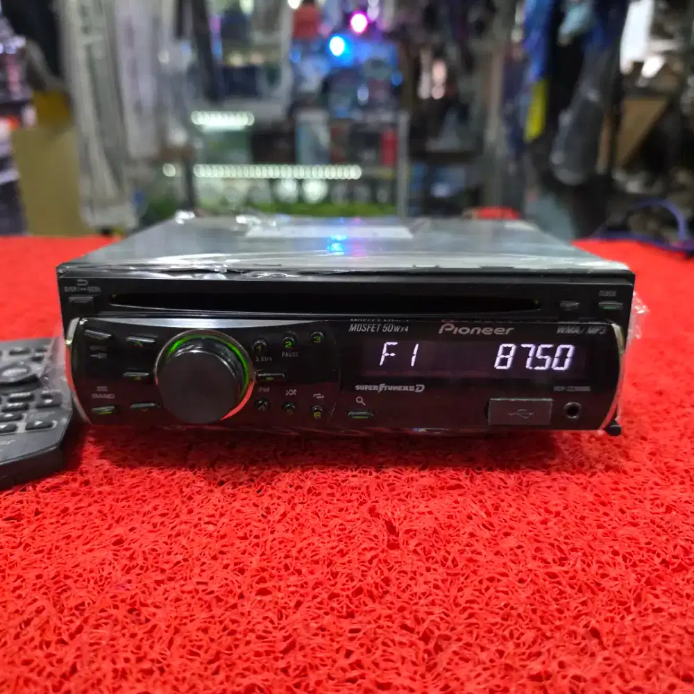 Head Unit Single Din Pioneer DEH-2250UBG USB sudah dipasang Bluetooth