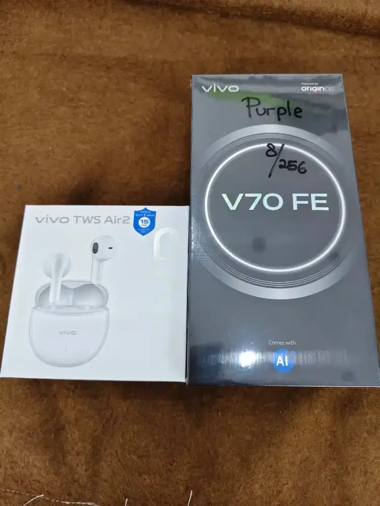 Vivo V70 FE 5g 8/256 + TWS air 2 original