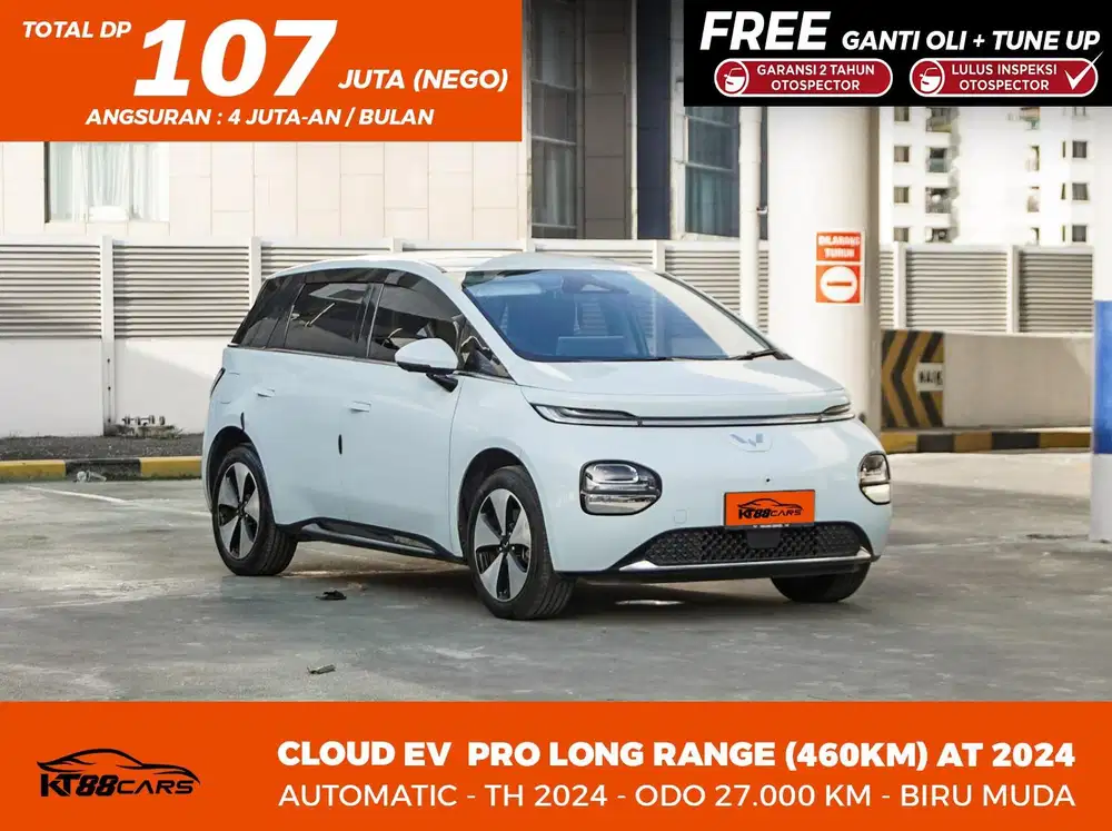 Bergaransi WULING CLOUD PRO (RANGE 400KM) 2024